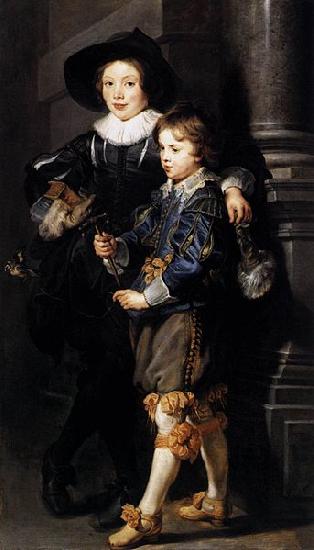 Peter Paul Rubens Albert and Nicolaas Rubens oil painting picture